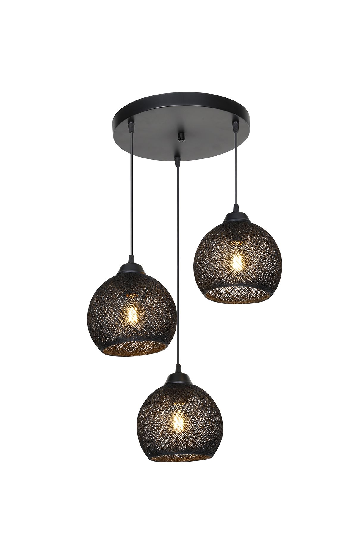 Подвесной светильник Toplight Lizbeth TL1612R-03BK