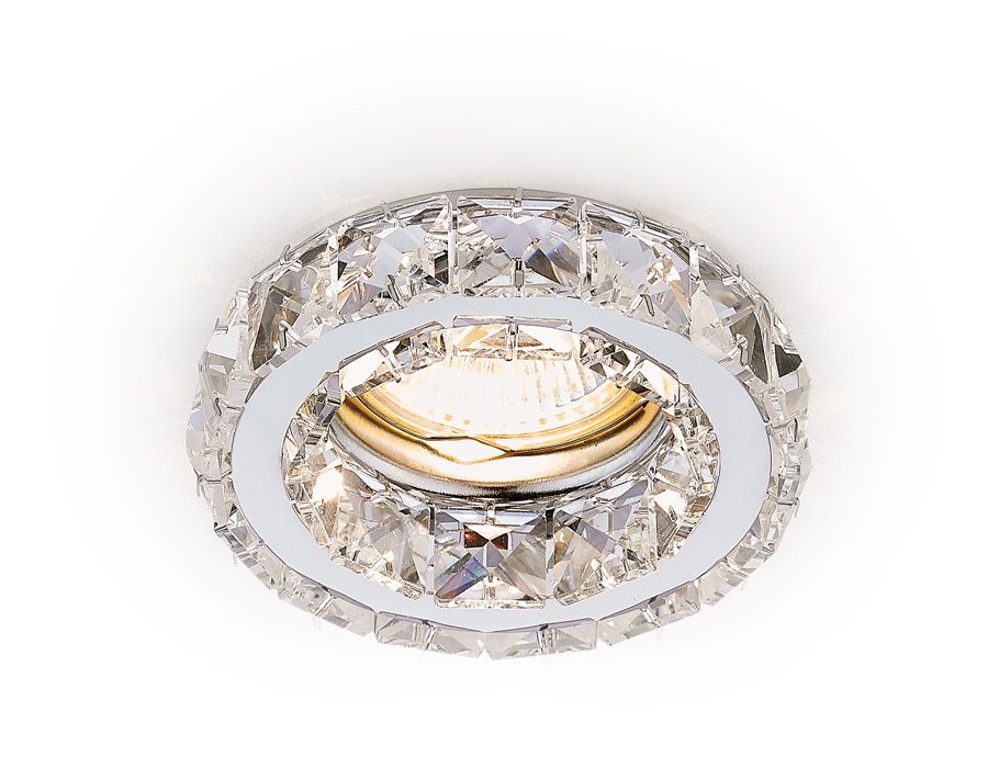 Встраиваемый светильник Ambrella light Crystal K112 CL/CH_AMB