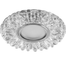 Встраиваемый светильник круглый с подсветкой Feron 28985_FR