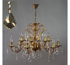 Хрустальная люстра Ambiente Ambient 8888/6+6 AB Honey Leaf_BZ