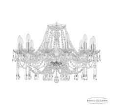 Хрустальная люстра Bohemia Ivele Crystal 107/12/240 Ni_BI