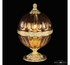Настольная лампа Bohemia Ivele Crystal 5680L/17 G Amber/M-1H_BI