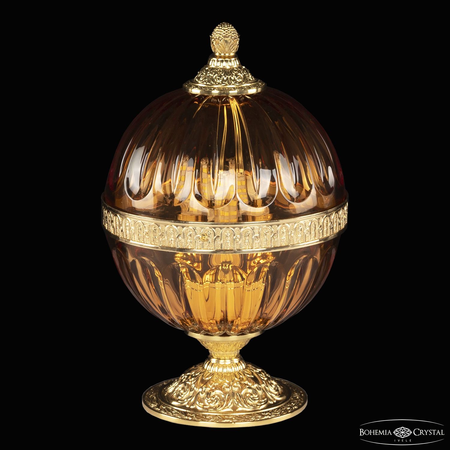 

Настольная лампа Bohemia Ivele Crystal 5680L/17 G Amber/M-1H, 5680L/17 G Amber/M-1H