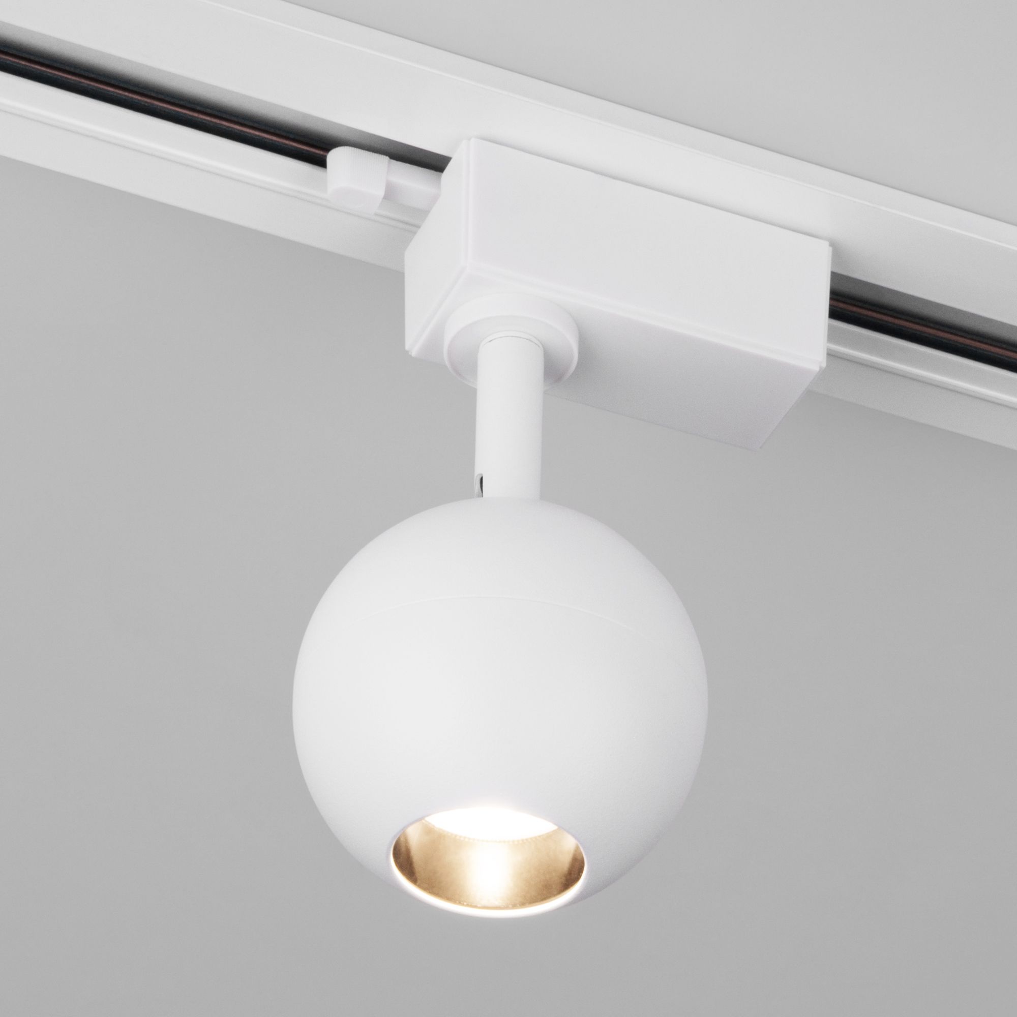 Трековый светодиодный светильник Elektrostandard для однофазного шинопровода Ball a053740_ES