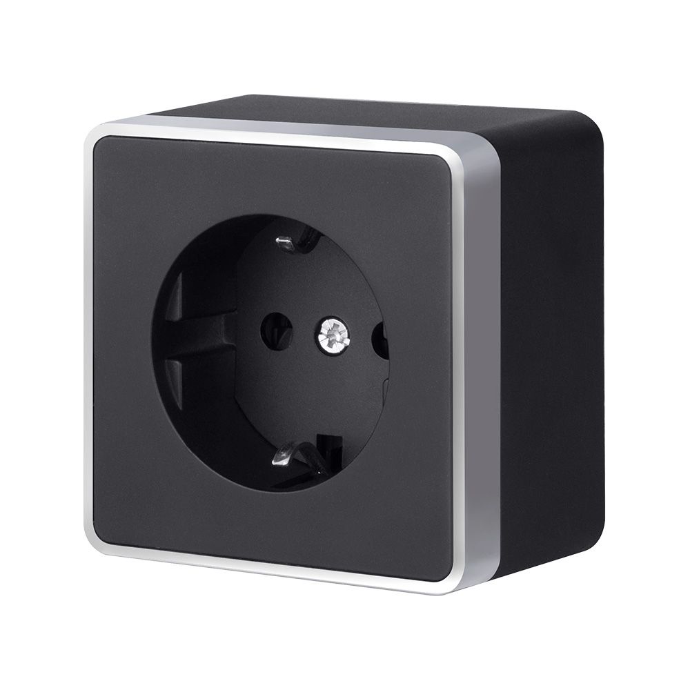 Розетка с заземлением и шторками Werkel Gallant a051150_WR