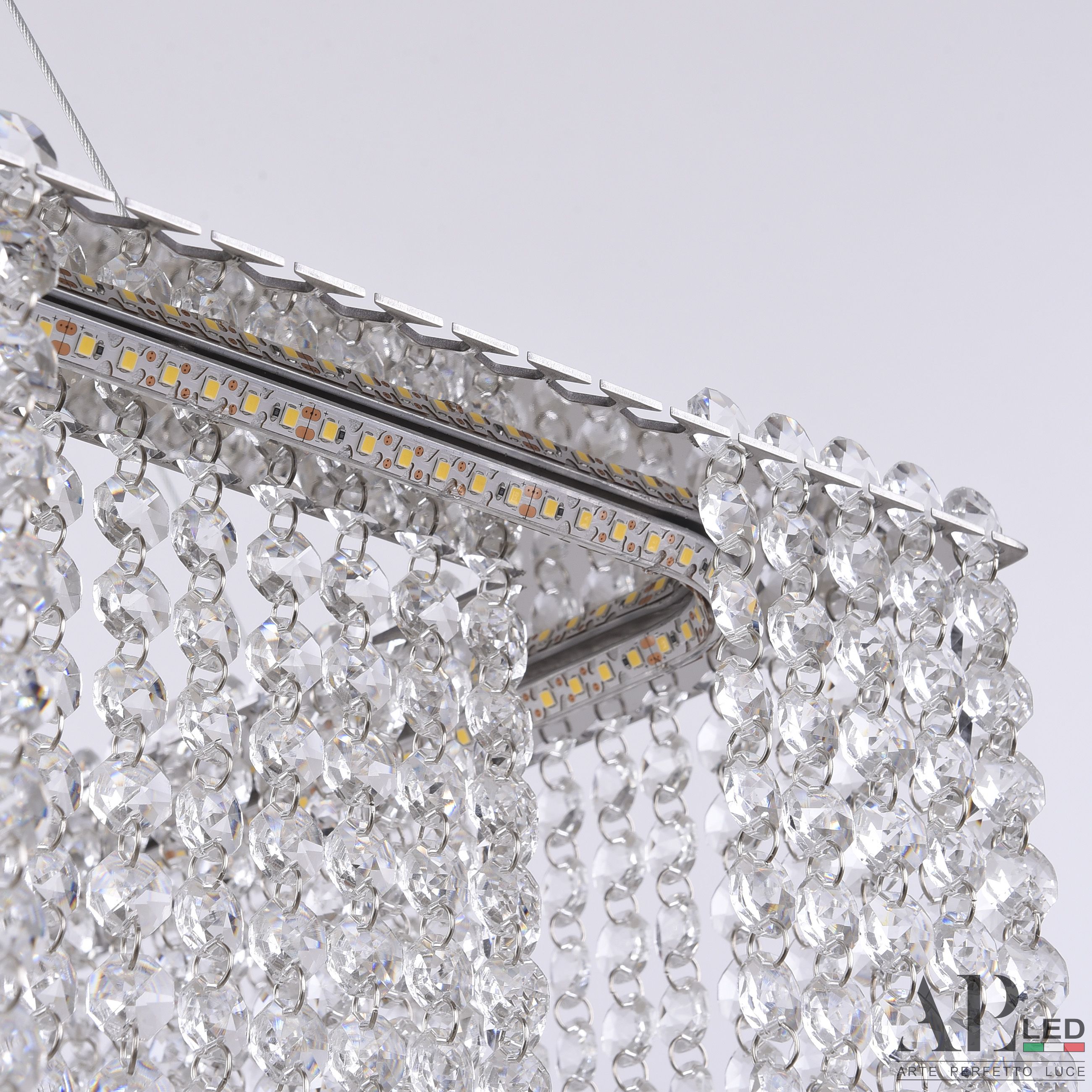 Хрустальная люстра APL LED Sicilia SH04.71.B.Ni.4000_BI