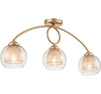 Потолочный Люстра 3х40Вт E14, металл/стекло, шампань (плафоны шарики) Escada 284/3_ESC