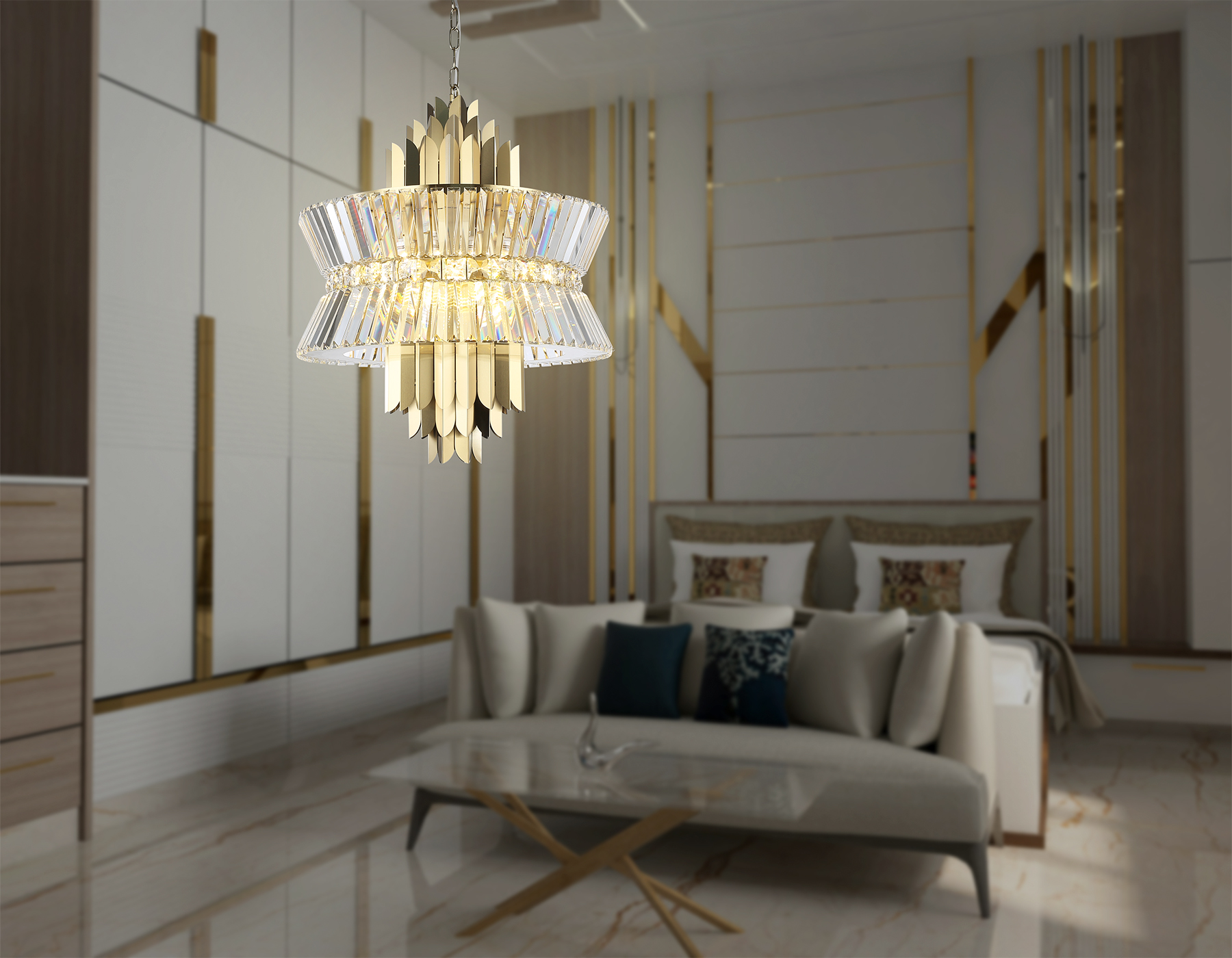 Подвесная люстра Ambrella Light Palace LH41017_AMB