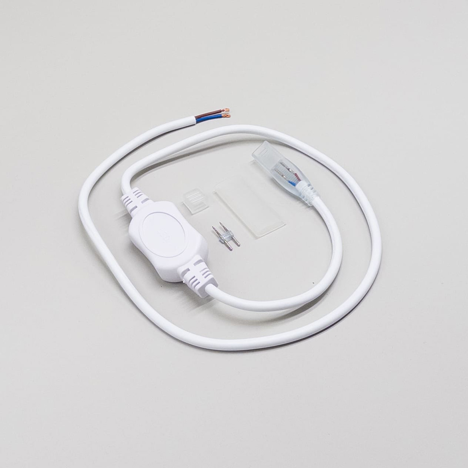 Установочный Комплект для Светодиодной Ленты LTC 220В IP65, Белый LTC N3-220V-W