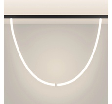 Трековый светильник магнитный с гибким неоном MAG-ORIENT-TUBE-ELASTIC-R25-L5000-70W Warm3000 (BK, 360 deg, 48V) ( Arlight 044337_ARL