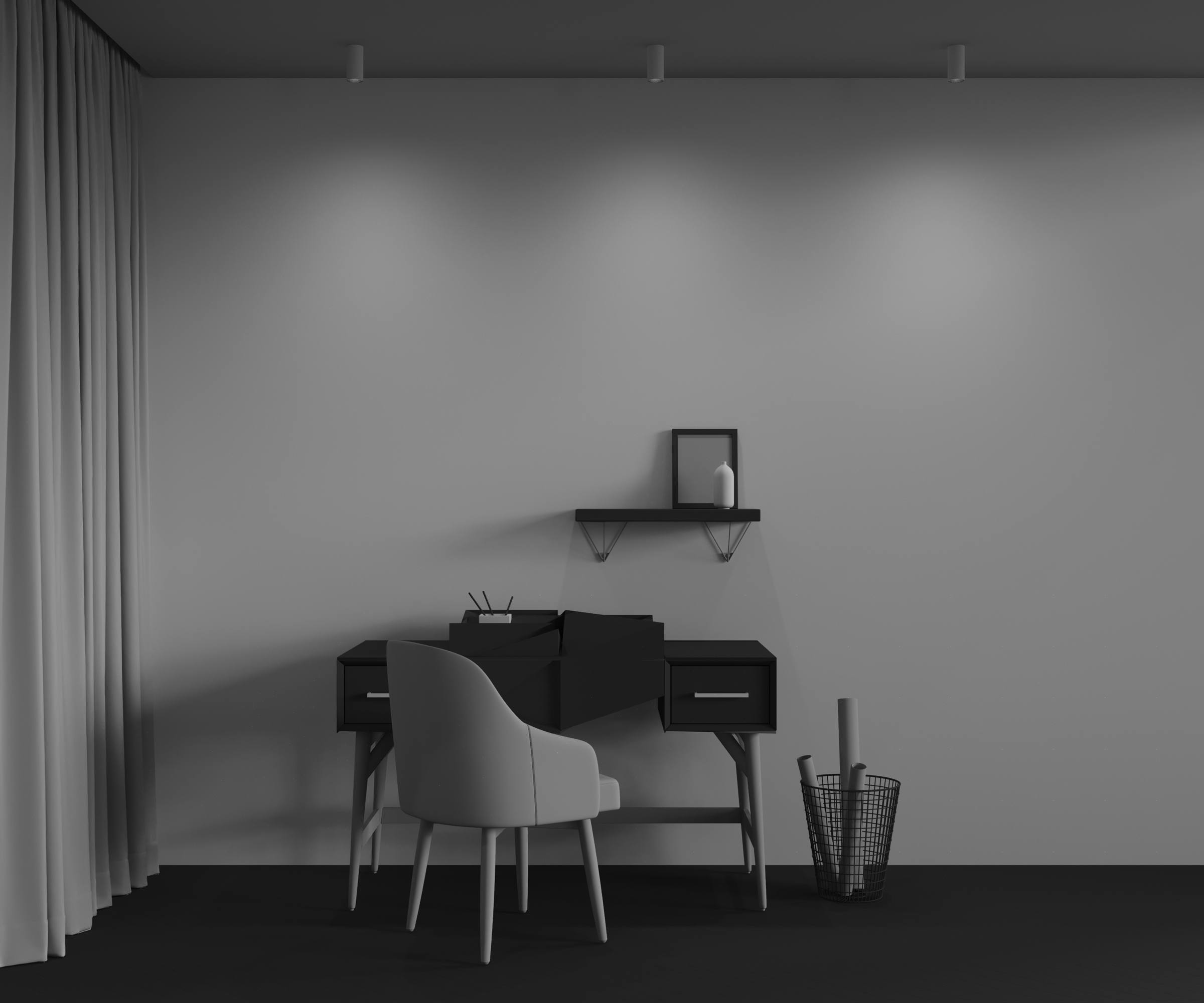 Накладной светильник Maytoni Artisan C080CL-01-GU10-W_MY