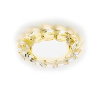 Встраиваемый светильник Ambrella light Crystal G201 CL/G_AMB
