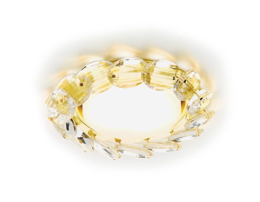 Встраиваемый светильник Ambrella light Crystal G201 CL/G_AMB