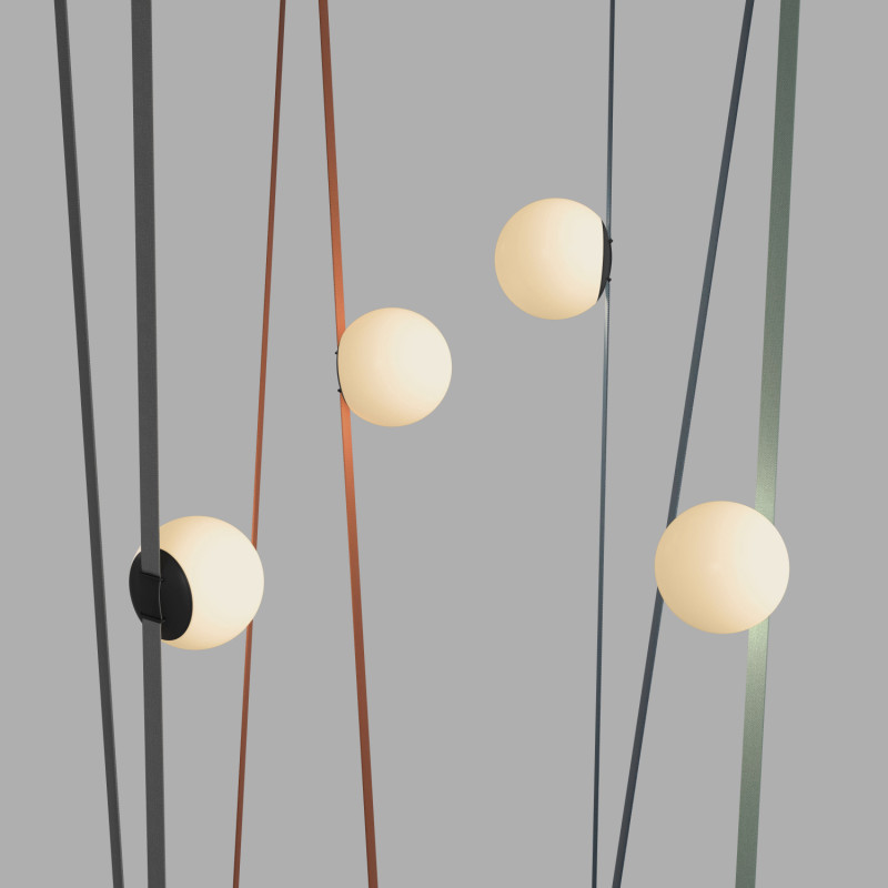 Трековый светильник Denkirs BELTY ORB DK5551-BK