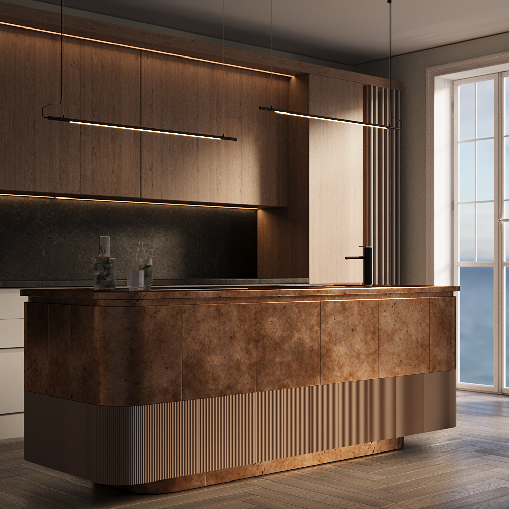 Трековый светильник Axity Maytoni Basis C100CL-L1000-24W3-6K-B_MY