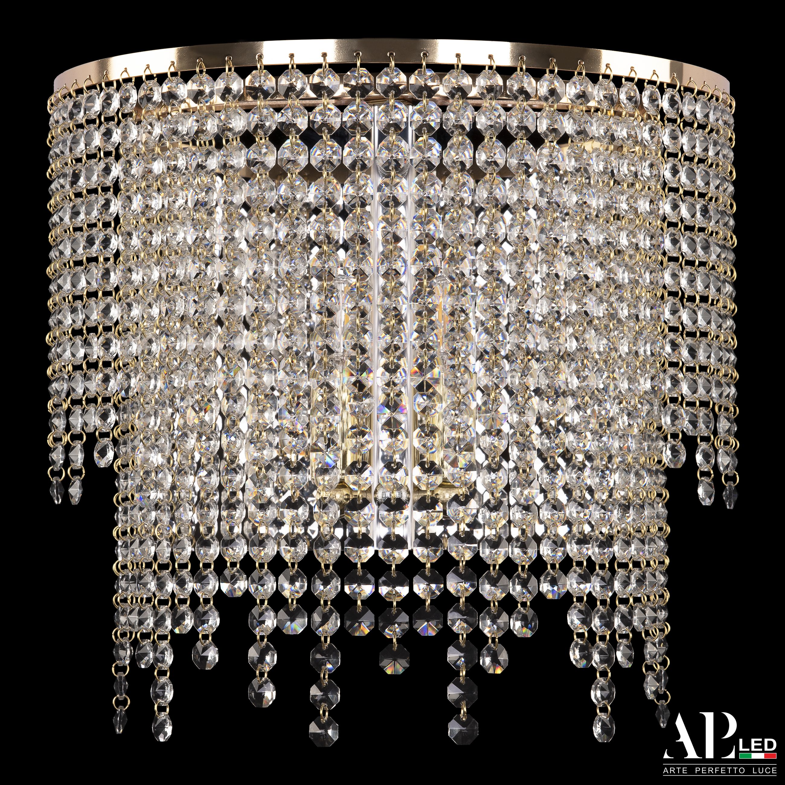 Настенный светильник APL LED Rimini S500.B4.35-32.B.E14.Gold_BI