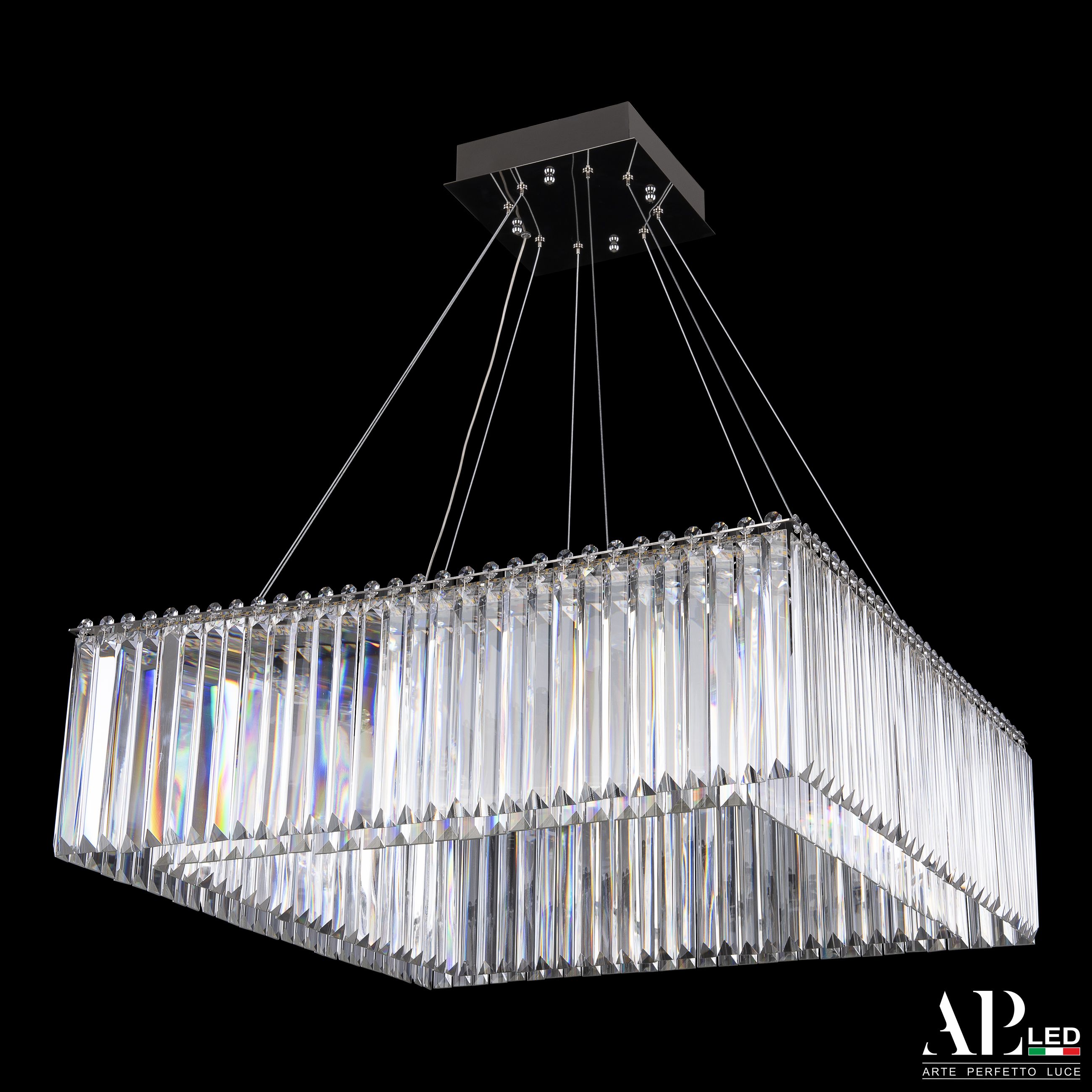 Хрустальная люстра APL LED Sicilia SH10.71.A.Ni.4000_BI