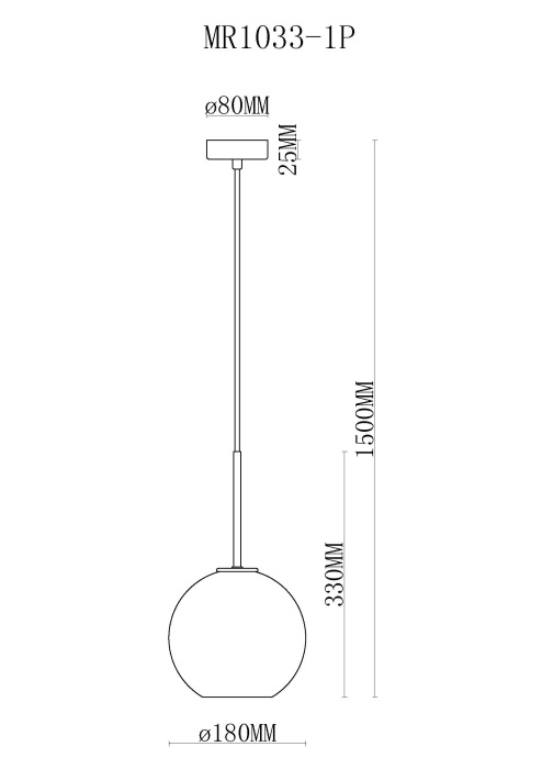 Подвесной светильник MyFar Stiven MR1033-1P