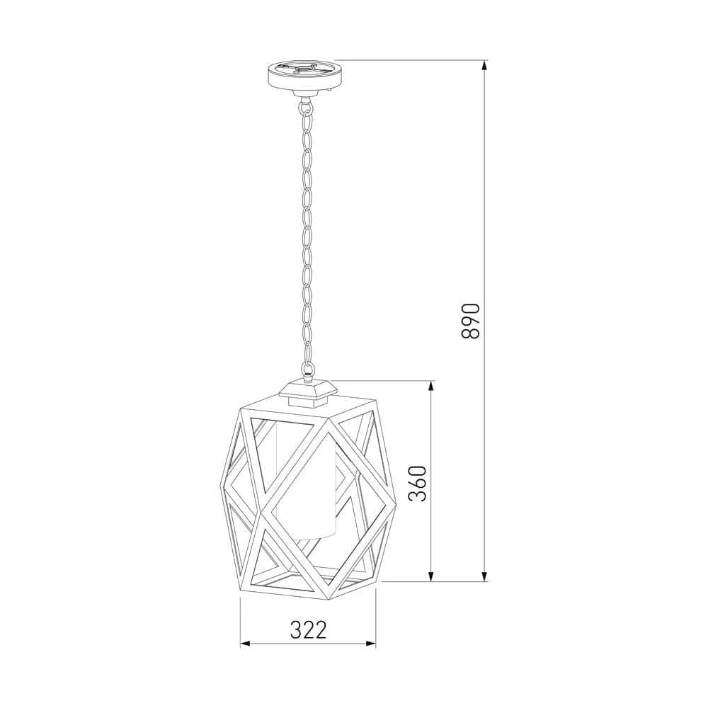 Ambra H Уличный подвесной светильник Elektrostandard a056233_ES
