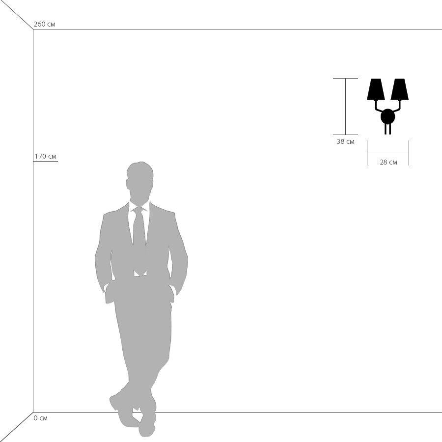 Бра LightStar Diafano 758624_LS