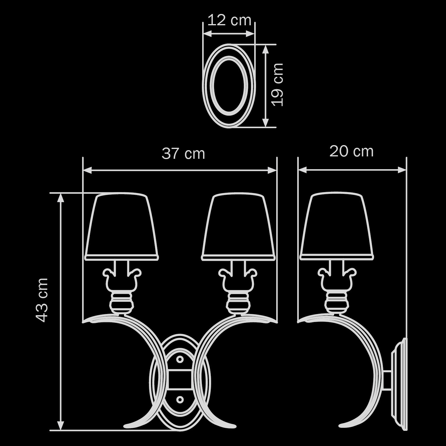 Бра LightStar Antique 783621_LS