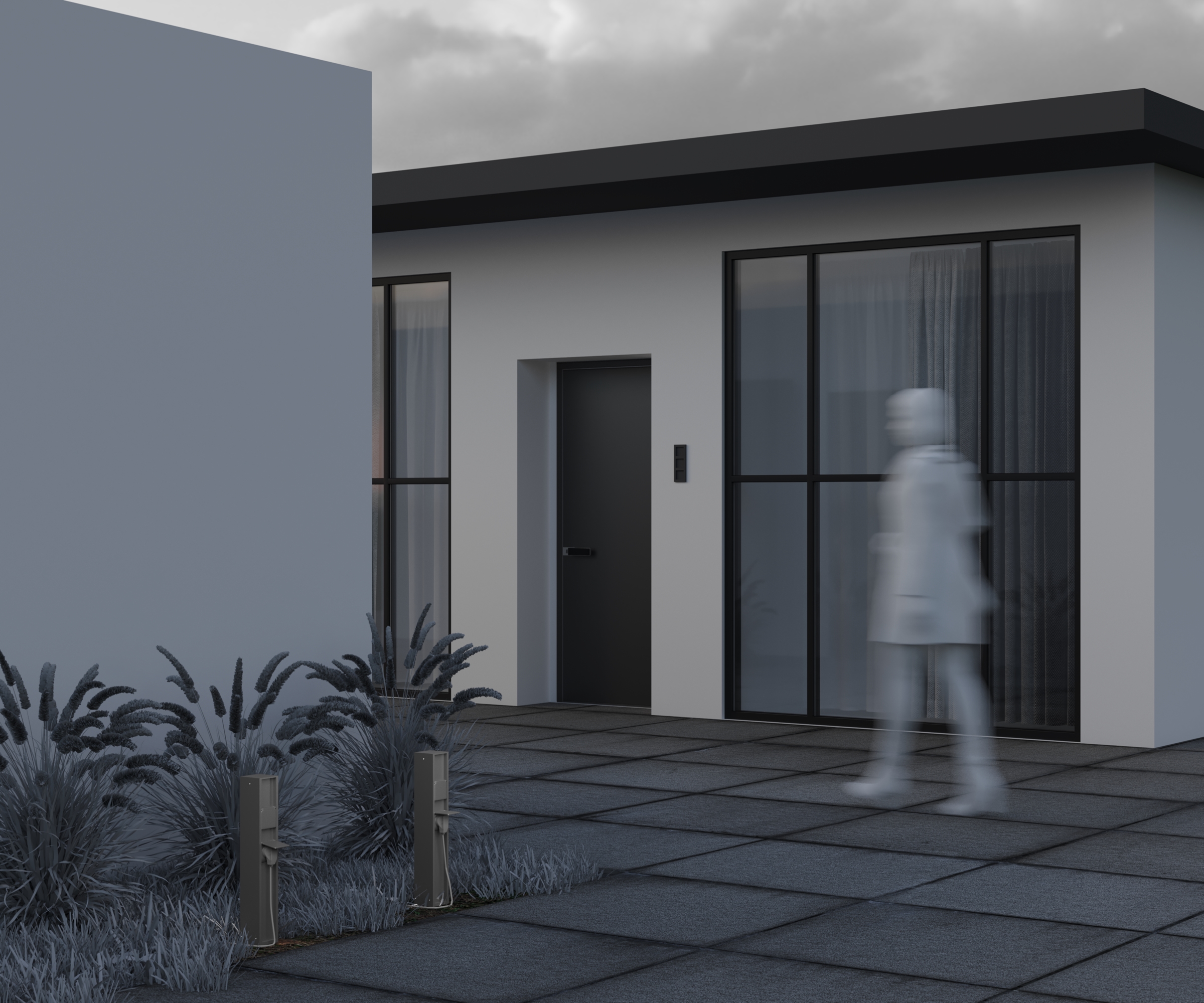 Уличная розетка Maytoni Outdoor Socket O459FL-GF02SC_MY