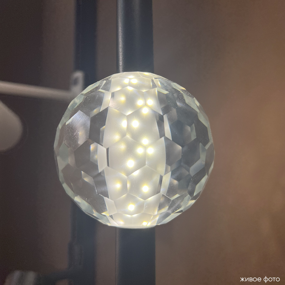 Подвесной светильник Crystallux ELVIRA ELVIRA SP8W LED 4000K BLACK_CR