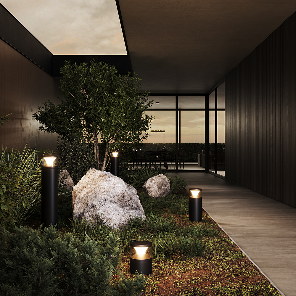 Уличный ландшафтный светильник Maytoni Pyro O496FL-L21B3K_MY