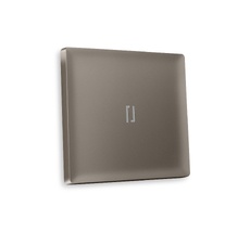 Лицевая панель для 1-клавишных выключателей с подсветкой QUANT Ambrella Volt ALFA AP6320_AMB