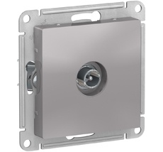ТВ-розетка встраиваемая проходная (алюминий) Systeme Electric ATN000391