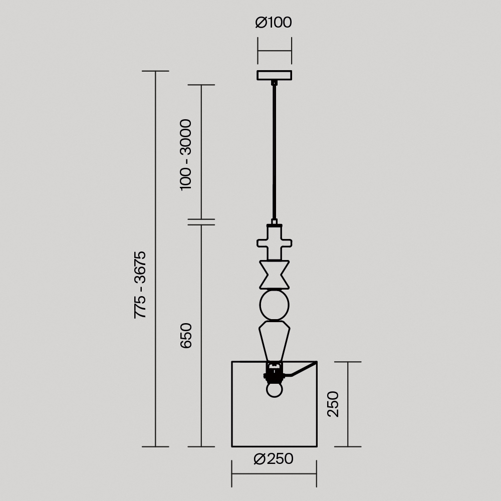 Подвесной светильник Maytoni Comforty MOD298PL-01W1_MY