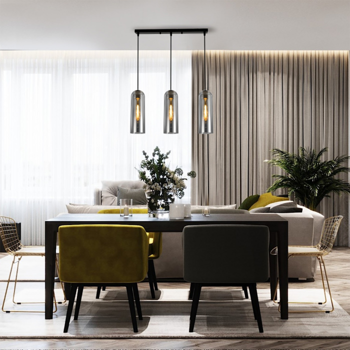 Подвесной светильник Escada 10195/3S Smoke_ESC