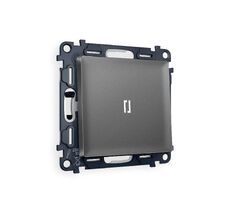 Выключатель одноклавишный проходной с подсветкой 5600K Ambrella Volt ALFA QUANT MA652035_AMB