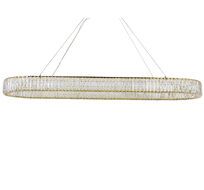 Подвесная люстра Newport CRYSTAL 8240N/140 oval gold_NP