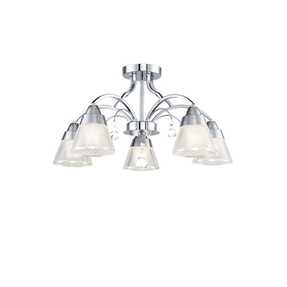 

Потолочная люстра Freya Enrica FR2011CL-05CH, FR2011CL-05CH