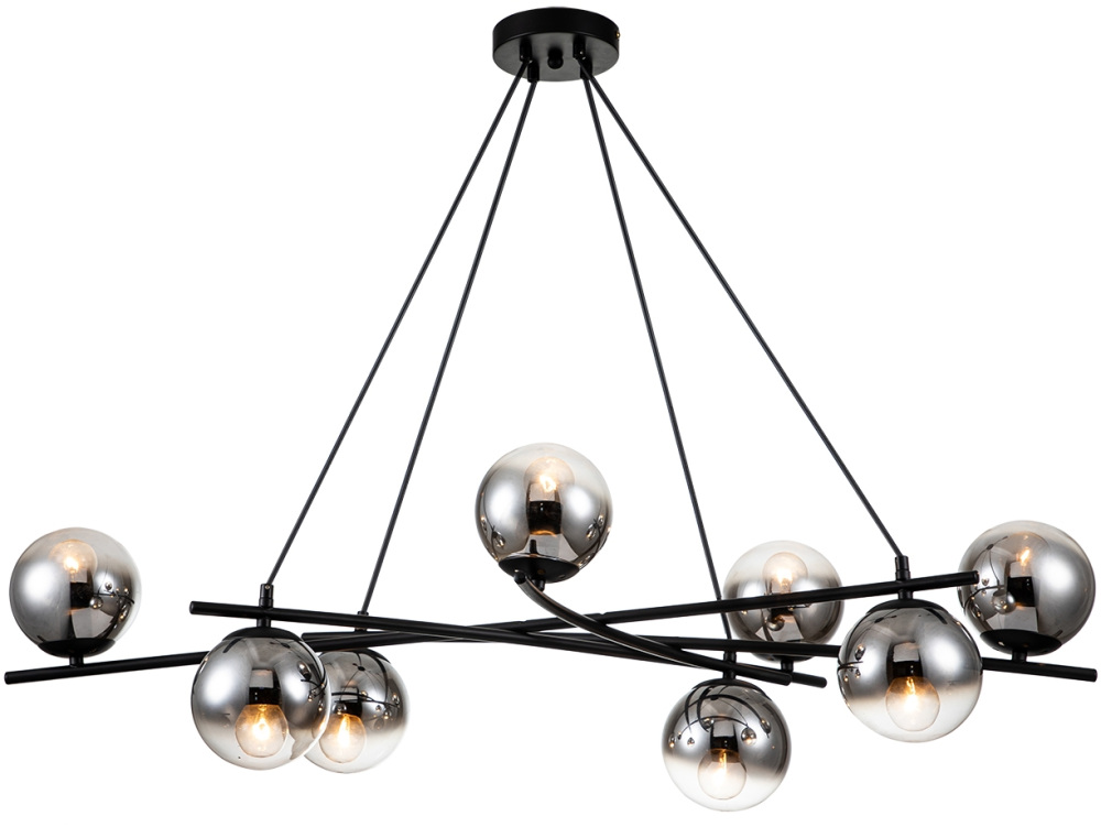 Подвесная люстра 1119/8S E14*40W Escada 1119/8S Black_ESC
