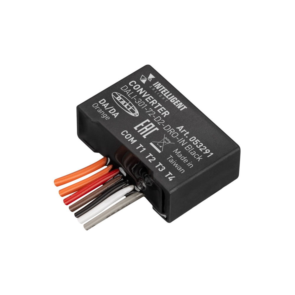 Конвертер INTELLIGENT ARLIGHT DALI-301-72-D2-DRO-IN Black (BUS) (IARL, Пластик) 053291 Arlight 053291_ARL