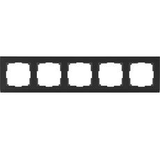 Рамка на 5 постов Stark WL04-Frame-05-black a050926_WR