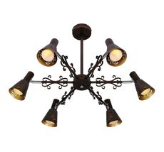 Потолочная люстра CitiLux Дункан Кофе CL529161