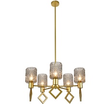 Потолочная люстра на штанге (13025/5R Gold) Indigo V000469