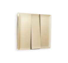 Лицевая панель для 3-клавишных выключателей QUANT Ambrella Volt ALFA AP6050_AMB