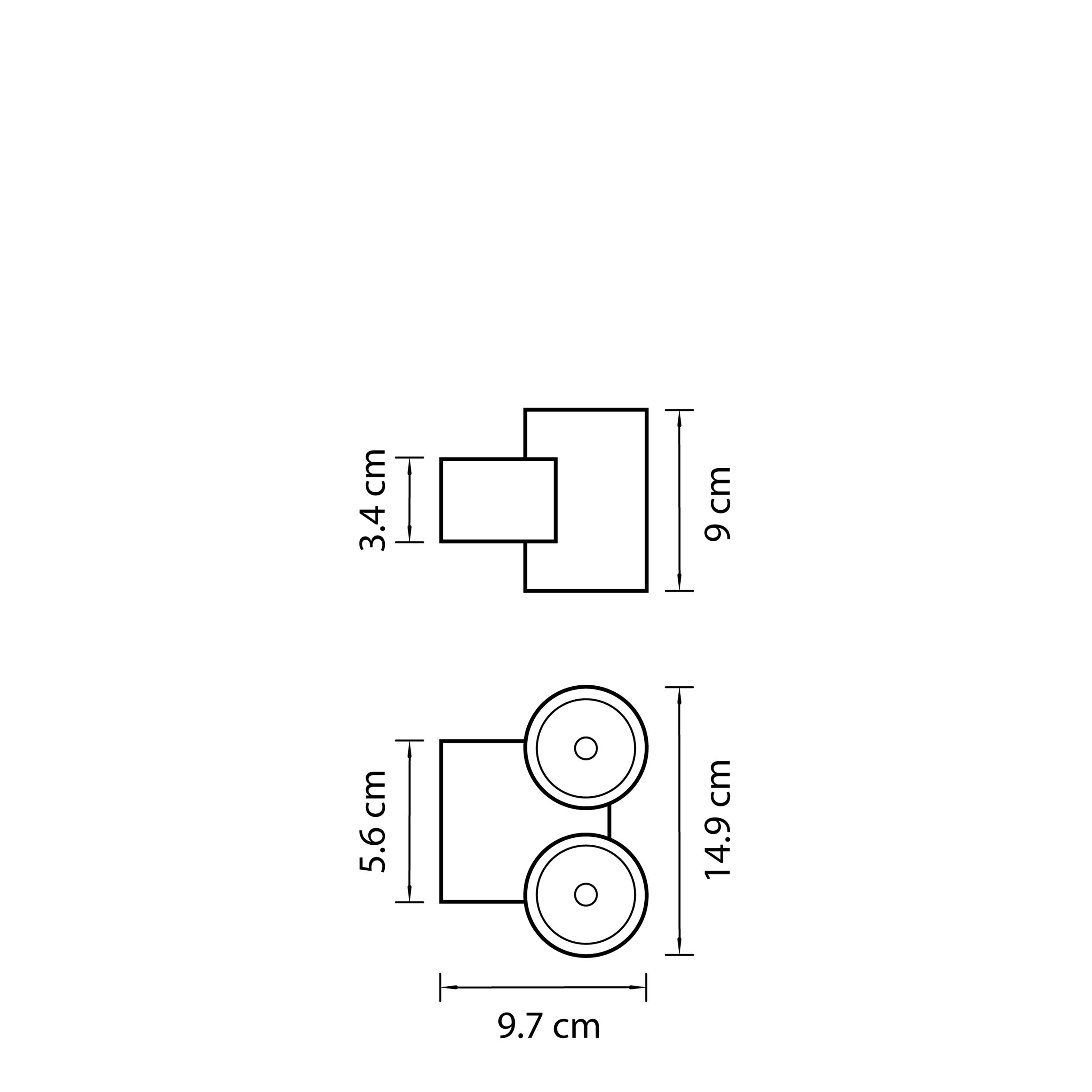 Уличный настенный светильник Paro 352694_LS