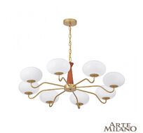 Подвесная люстра Arte Milano Napoli 310166/D900/8 BS/WD