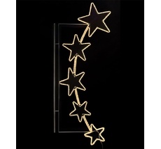 Светодиодная Консоль Пять Звезд 90 x 200 см, Тепло-Белая, 220В SKL4-220WW