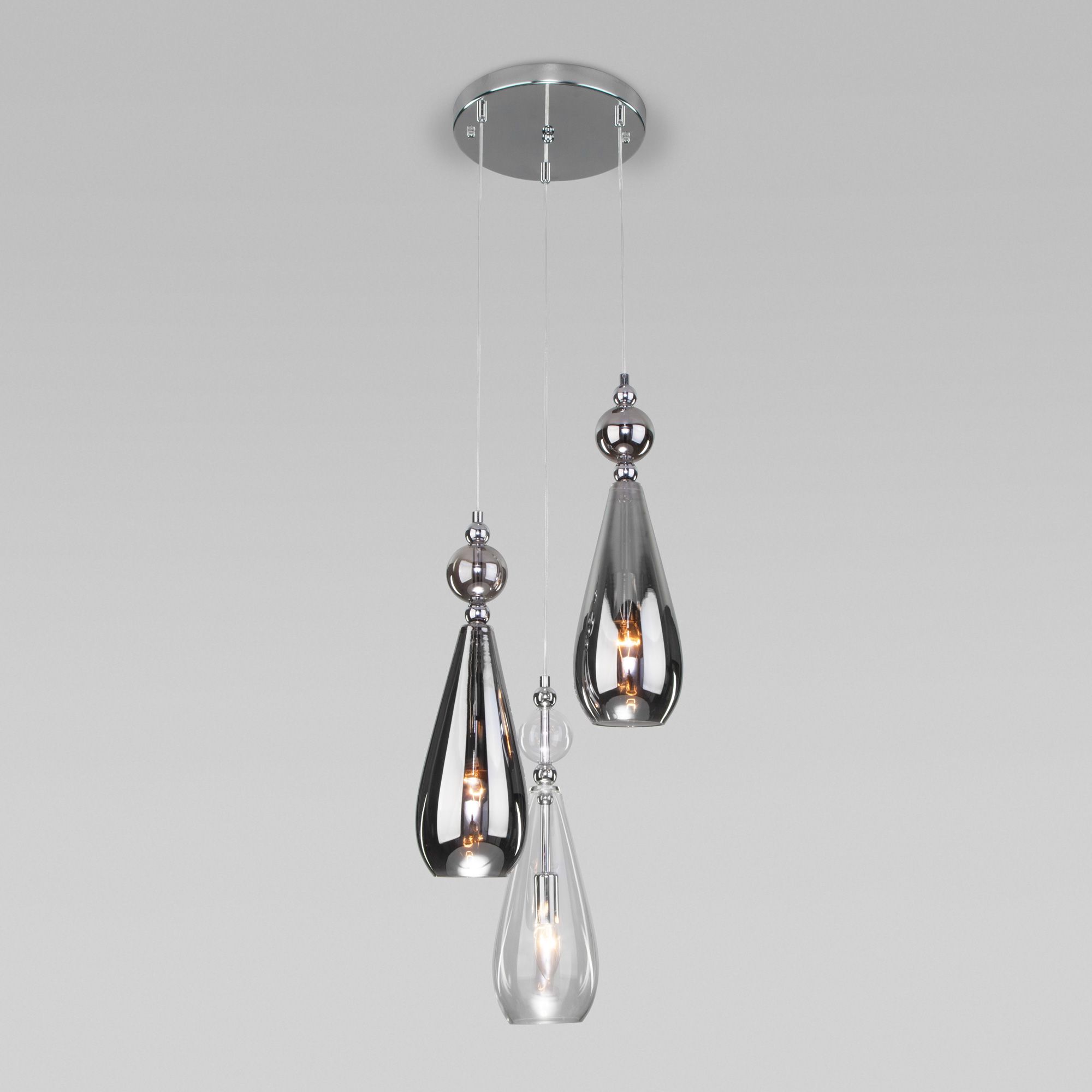 Подвесной светильник Eurosvet со стеклянными плафонами Ilario a056847_EU