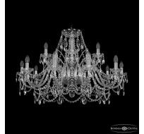 Хрустальная люстра Bohemia Ivele Crystal 1411/10+5/360 Ni_BI