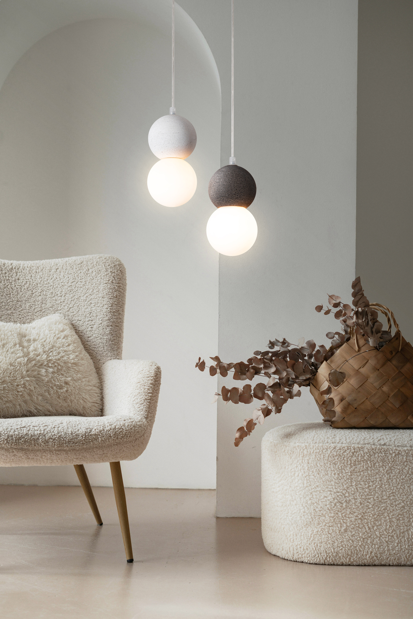 Подвесной светильник Freya Concrete FR5484PL-01W1_MY