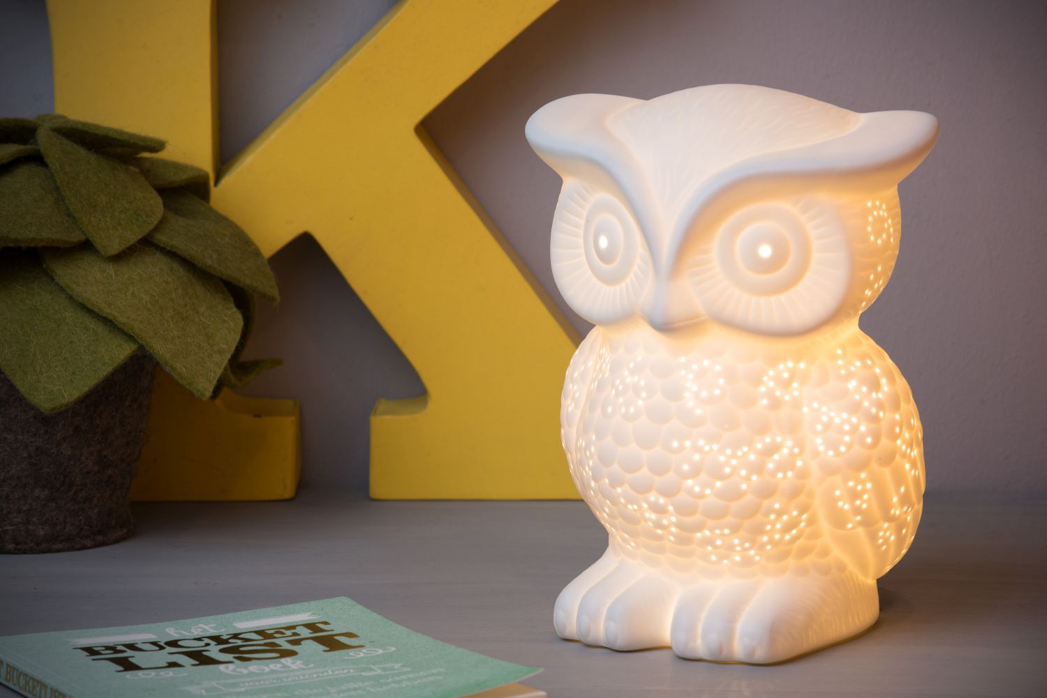 Настольная лампа Lucide OWL KANT 13505/01/31