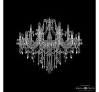 Хрустальная люстра Bohemia Ivele Crystal 1415/12+6/360 Ni_BI