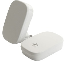 Звонок беспроводной (клавиша и база в розетку) радиочастотный 433MHz, белый Feron 48882_FR